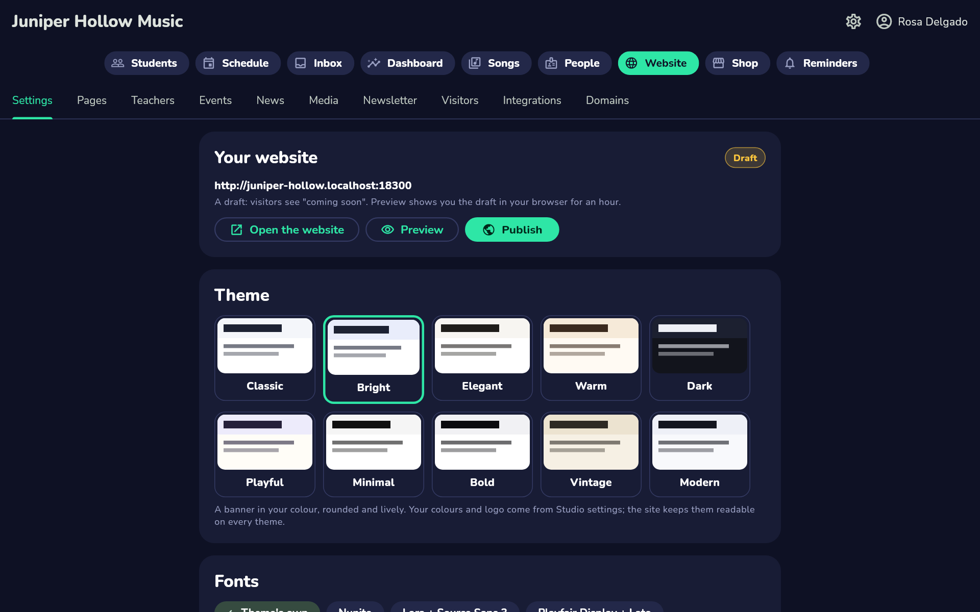 Website